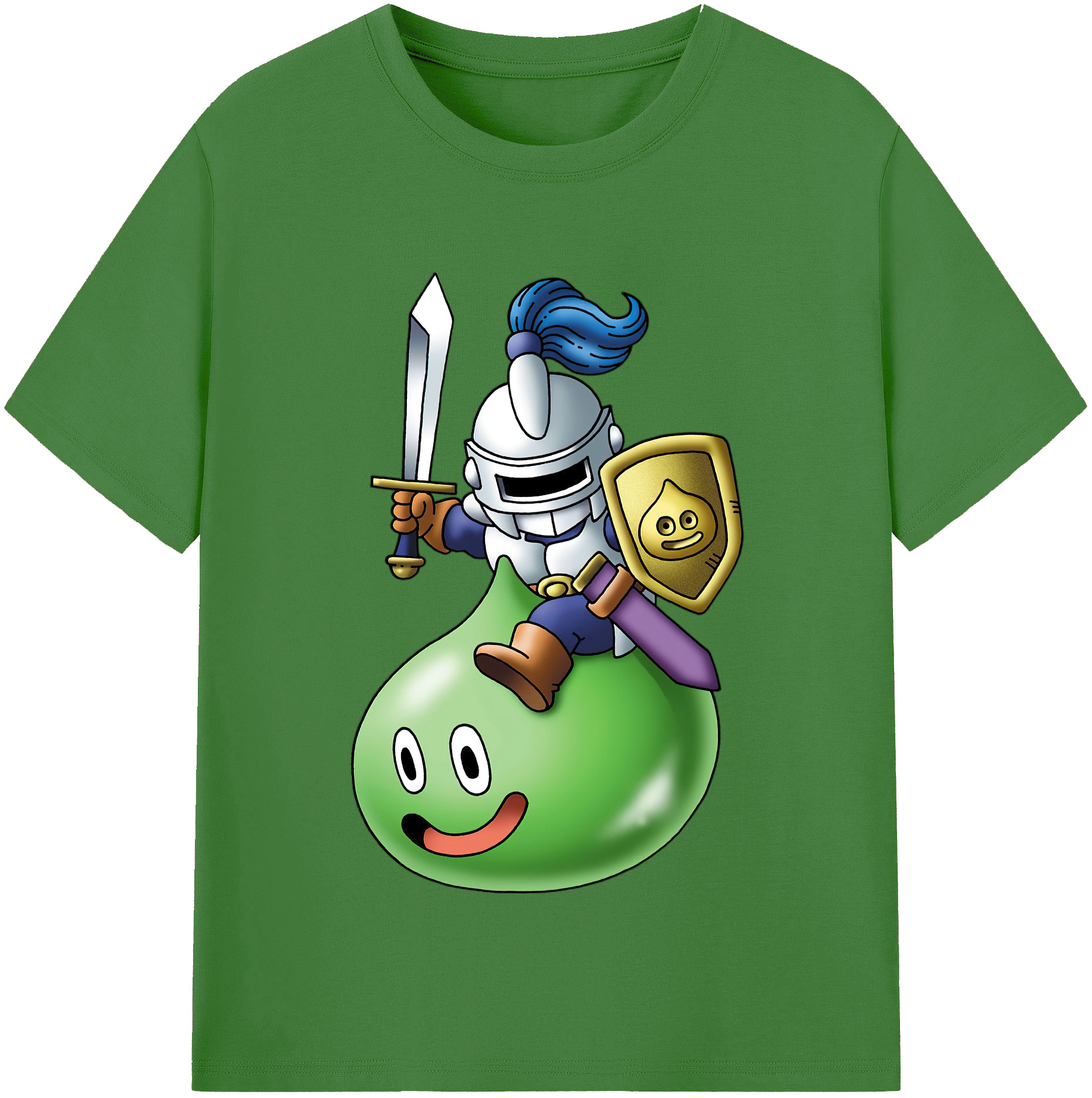 （画像用） ドラゴンクエスト Doragon Kuesuto Dragon Quest レディースカジュアルプリントTシャツ（綿100％）